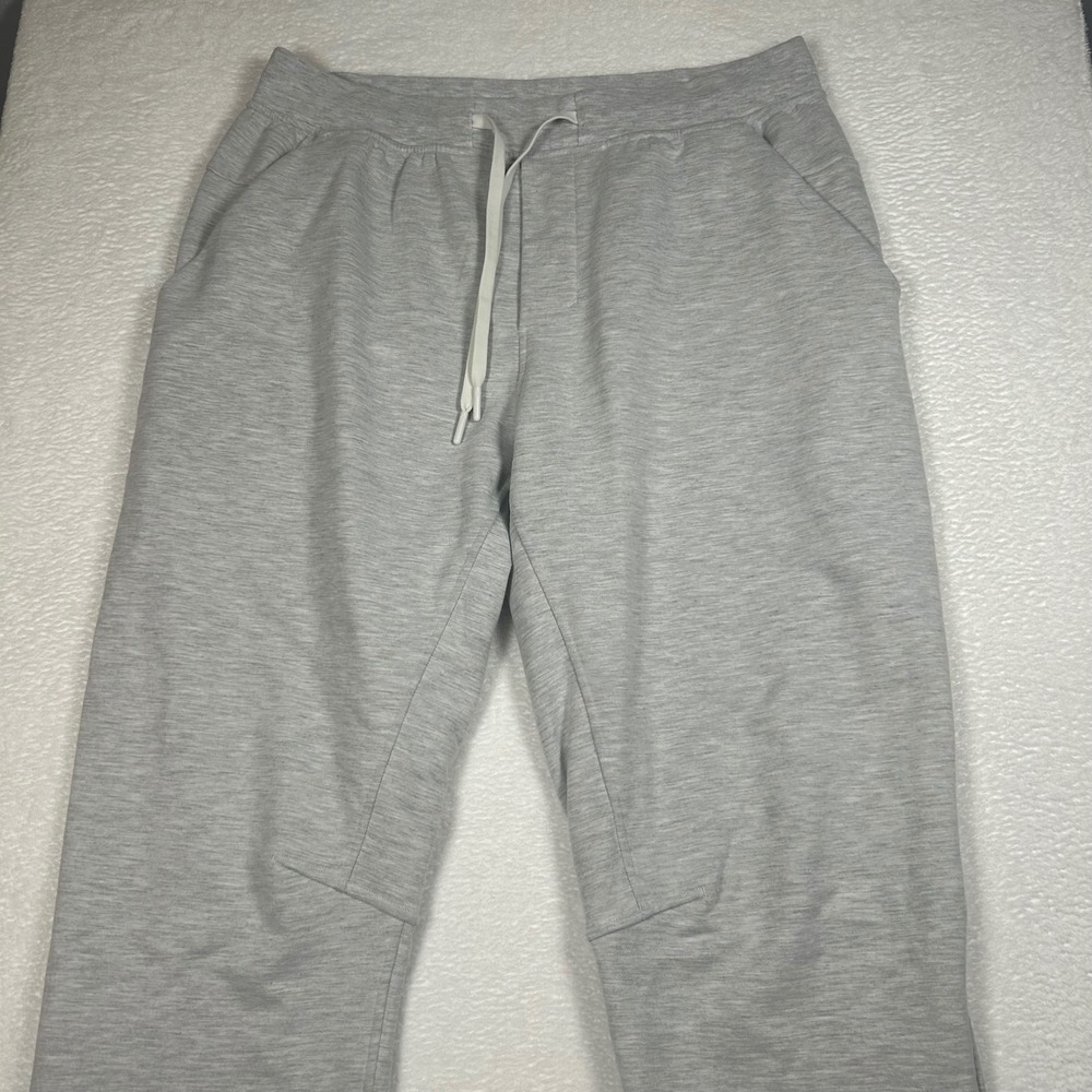 Lululemon City Sweat Jogger Pants Heathered Grey Mens Large L Tapered Activewear